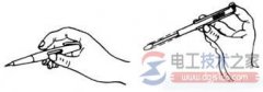 电工常用工具之验电器与钢丝钳及电烙铁的用法