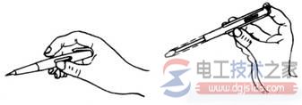 电工常用工具之验电器与钢丝钳及电烙铁的用法