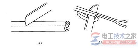 剥线钳和电工刀剖削导线绝缘层的方法详解