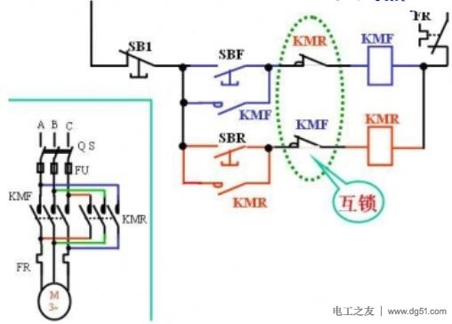 电动机正反转控制 互锁及双重互锁入门实例