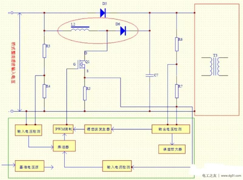 一例液晶电视的电源电路图