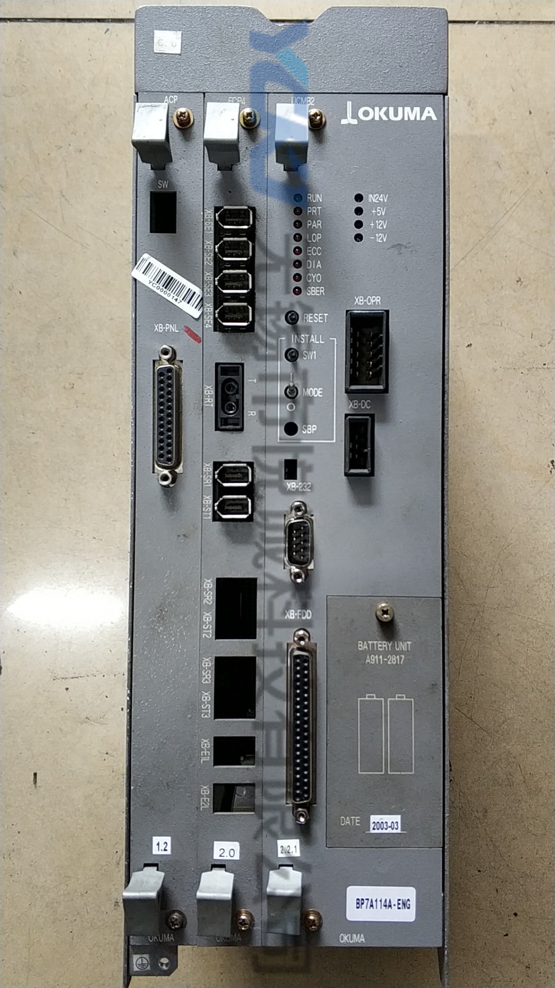 大隈数控系统主机P300显示面板维修