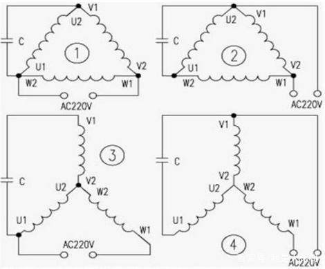 单相电怎么接三相异步电机可以用