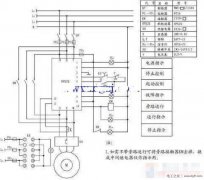 电动软启动的工作过程附接线图