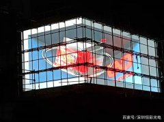 韶关大型酒吧项目100平米室外LED显示屏连夜赶工完成调试