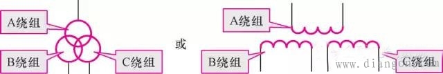 变压器在线路中的符号标识和联结方式 变压器在线路中的符号标识和联结方式