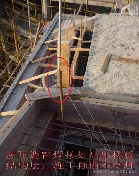 防雷接地及等电位安装质量问题实例 防雷接地及等电位安装质量问题实例