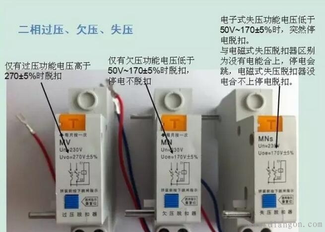 低压断路器脱扣器的作用原理 低压断路器脱扣器的作用原理