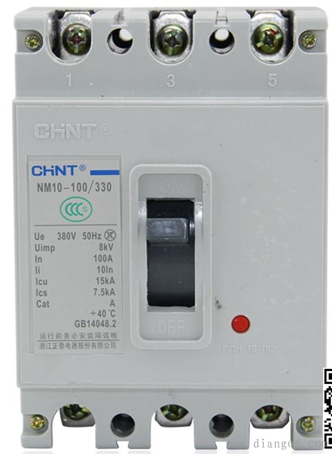 低压断路器空气开关型号选择