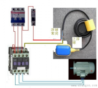 浮球开关380线圈交流接触器接线方法