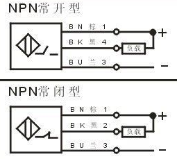 三线npn型接近开关与三菱plc输入端子接线方法