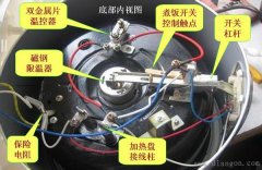 普通电饭锅接线实物图