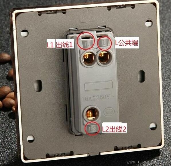 多地控制一盏灯电路图 看了就明白