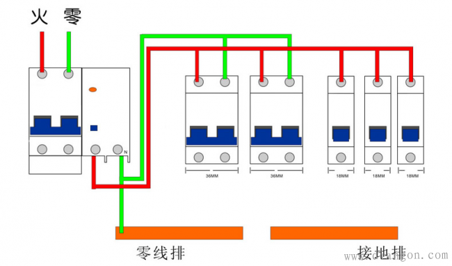 家用空气开关怎么接线?家庭空气开关接线图 家用空气开关怎么接线?家庭空气开关接线图