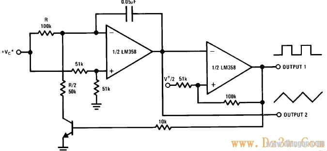 LM358典型应用电路图