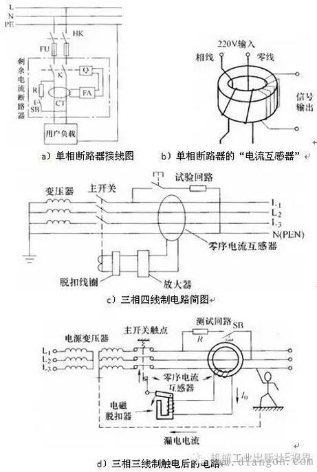 漏电断路器的结构原理 漏电断路器的结构原理