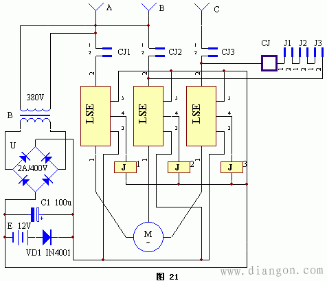电机缺相保护器原理