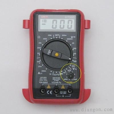 数字万用表hfe怎么用