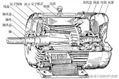 三相鼠笼式异步电动机的结构图解