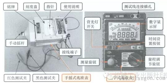 数字兆欧表使用方法图解 数字兆欧表使用方法图解