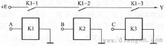 继电器组成与门电路 或门电路和非门电路