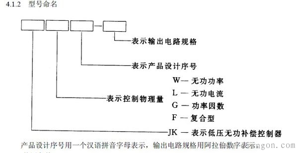 无功补偿控制器型号含义