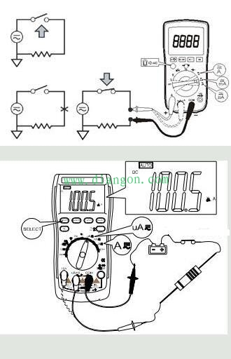 数字万用表如何测电流?数字万用表测电流方法原理 数字万用表如何测电流?数字万用表测电流方法原理