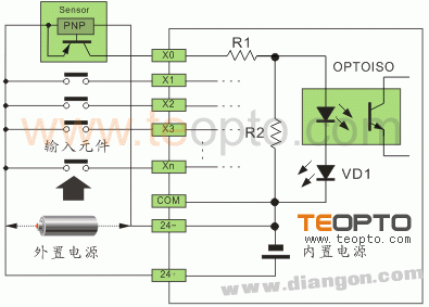 PLC与接近及光电开关的接线方法