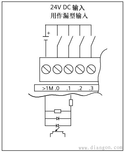 PLC输入输出电路接线方法图解