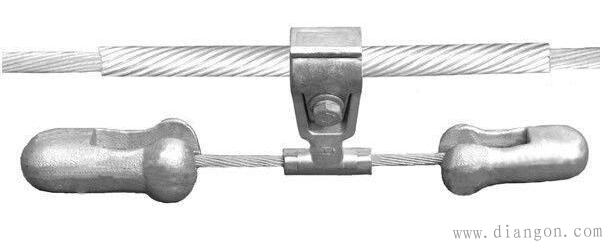 高压架空线路靠近绝缘子两侧防振锤的作用