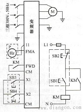 变频器外接电位器接法