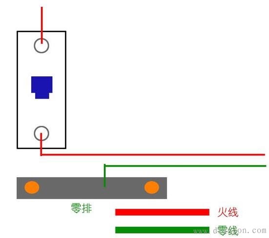 家用配电箱断路器安装接线方法图解