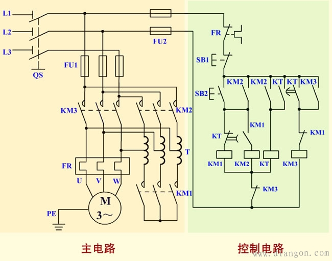 自耦变压器降压启动原理解析 自耦变压器降压启动原理解析
