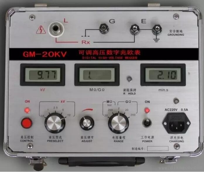 兆欧表摇表的使用方法