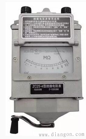 兆欧表摇表的使用方法