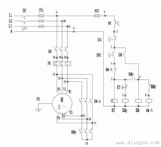 星三角启动原理图解 星三角启动原理图解