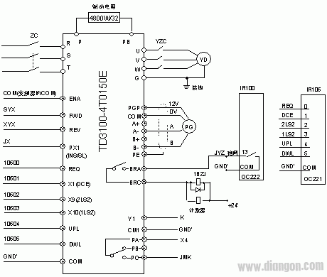 艾默生TD3100变频器在电梯系统中的应用