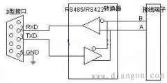 RS422转rs485接口转换器原理图及应用