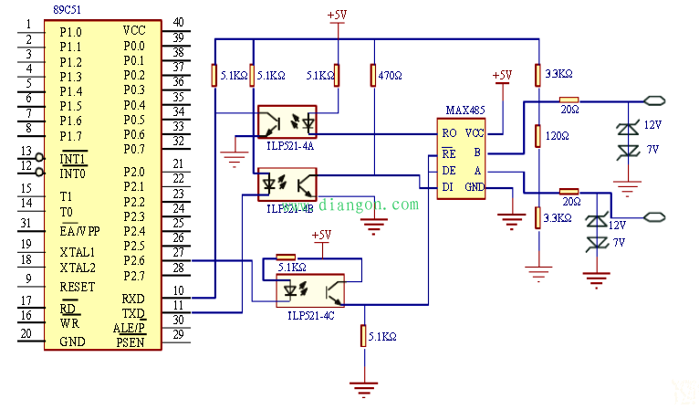 室内智能照明控制系统电路设计
