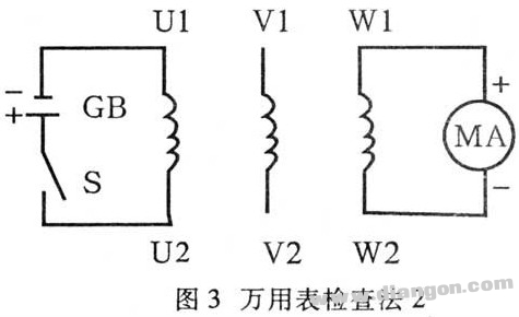 三相异步电动机的接线判别