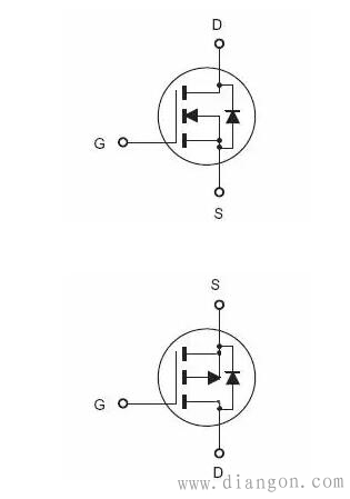 场效应管电路图符号