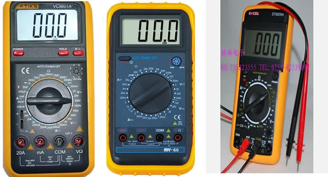 数字万用表档位介绍图解