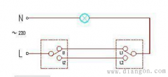 家用灯双控开关接线方法图解