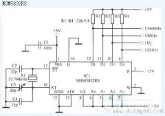 时钟振荡器应用电路图