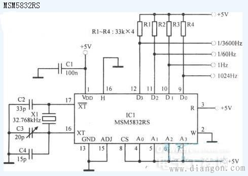 时钟振荡器应用电路图 时钟振荡器应用电路图