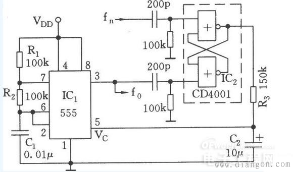 时钟振荡器应用电路图 时钟振荡器应用电路图