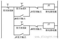 自保持互锁电路plc梯形图编程图解