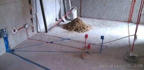 家装水电电气线管横平竖直走线方法