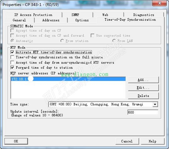 利用CP343模块实现时间同步