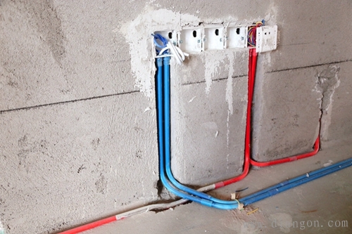 家装水电布管施工图_家庭水电装修施工现场图片 家装水电布管施工图_家庭水电装修施工现场图片